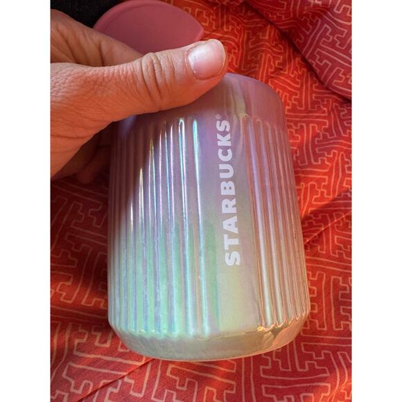 Shimmery Starbucks Mermaid Travel Mug 8 fl oz - Picture 3 of 7